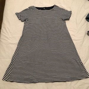 Navy and white uniqlo dress size S